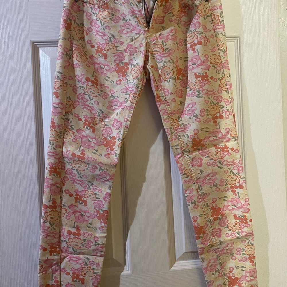 Pants size 2 flower print